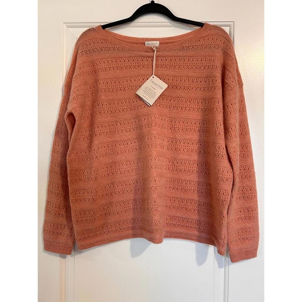 NWT Garnet Hill Sweater 100% cashmere